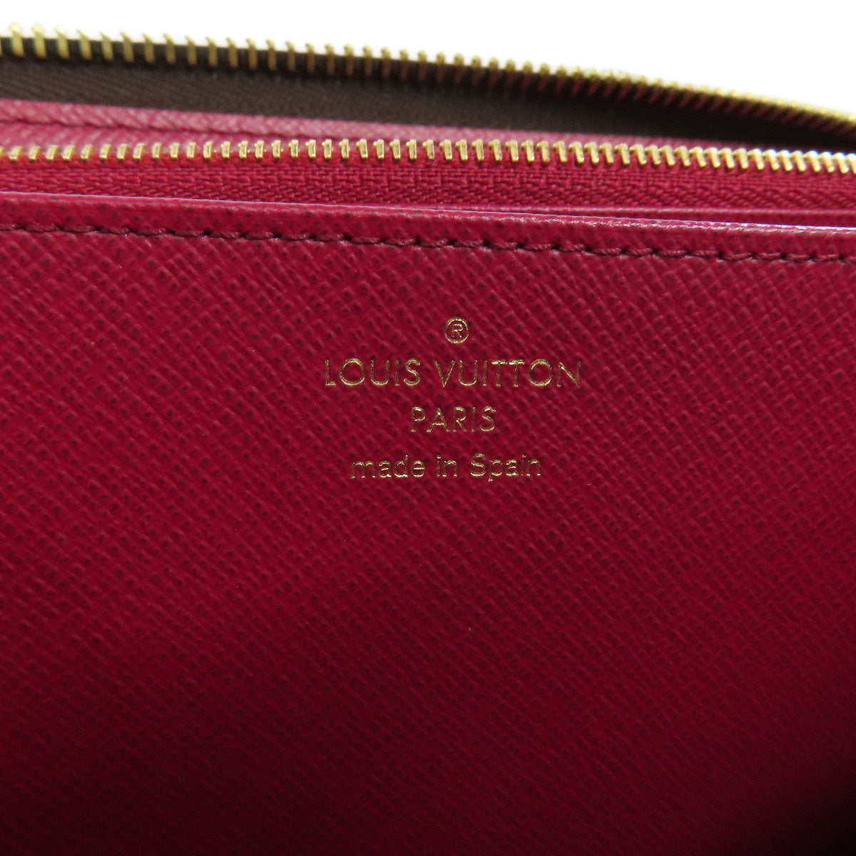 LOUIS VUITTON Long Wallet Purse M41895 Monogram canvas Brown Zippy wallet Women Used Authentic