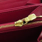 LOUIS VUITTON Long Wallet Purse M41895 Monogram canvas Brown Zippy wallet Women Used Authentic