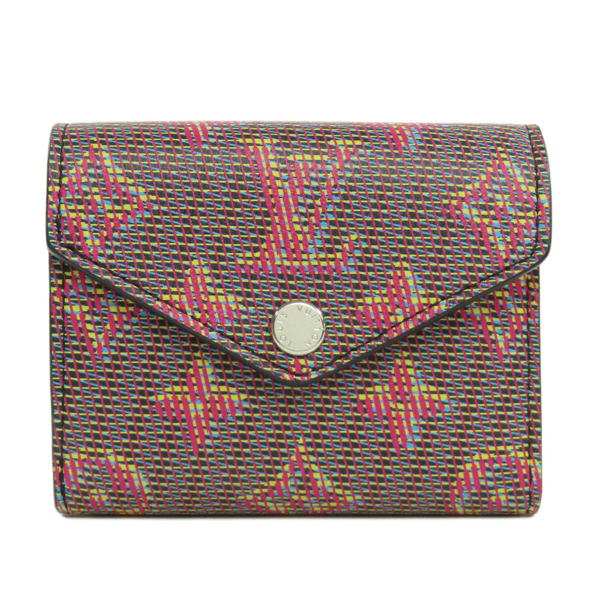 LOUIS VUITTON Bifold Wallet M68673 Monogram canvas Brown Portefeuille Zoe LV Pop Women Used Authentic