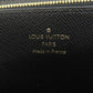 LOUIS VUITTON Long Wallet Purse M69353 Giant monogram canvas Brown Zippy wallet Women Used Authentic
