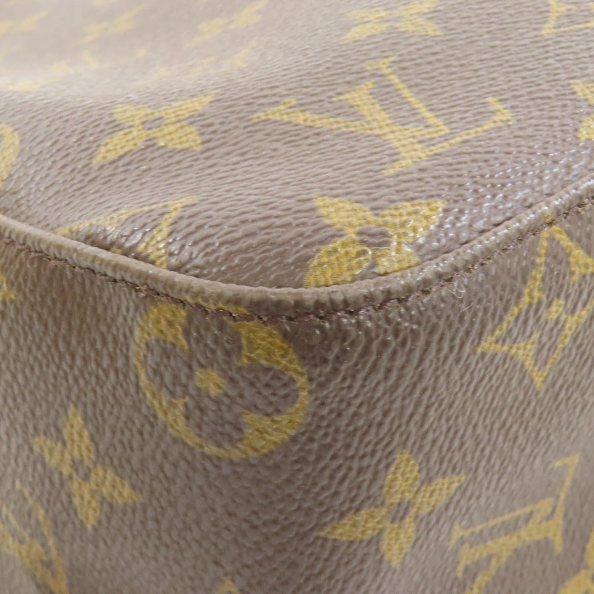 LOUIS VUITTON Handbag M51146 Monogram canvas Brown LoopingMM Women Used Authentic