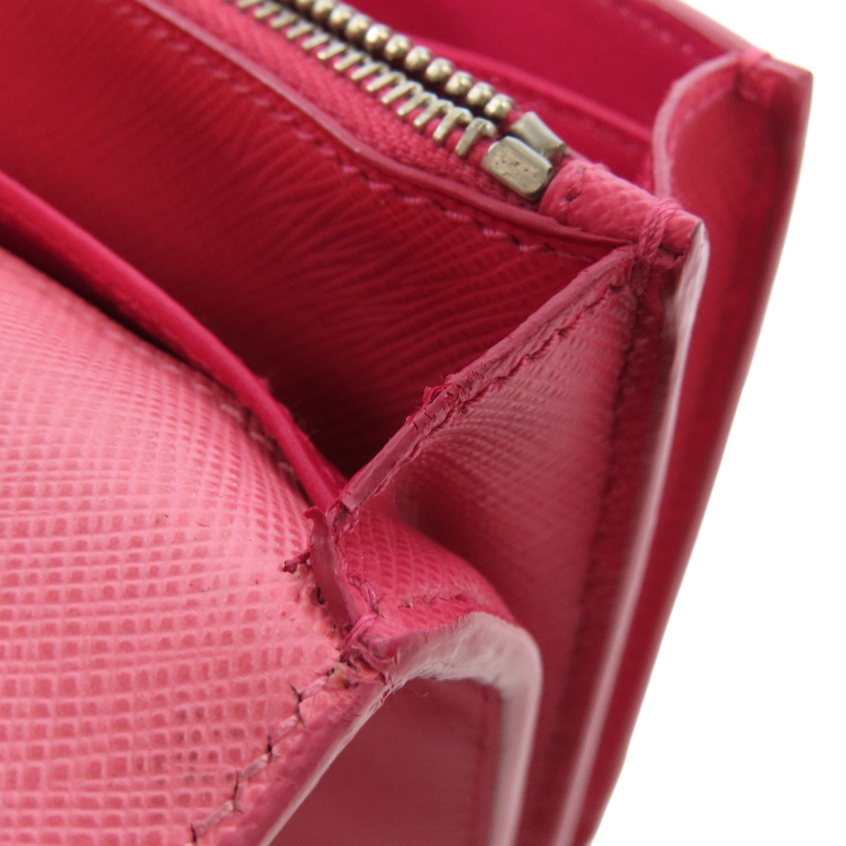 PRADA Shoulder Bag BT1020 Safiano pink logo