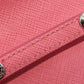 PRADA Shoulder Bag BT1020 Safiano pink logo