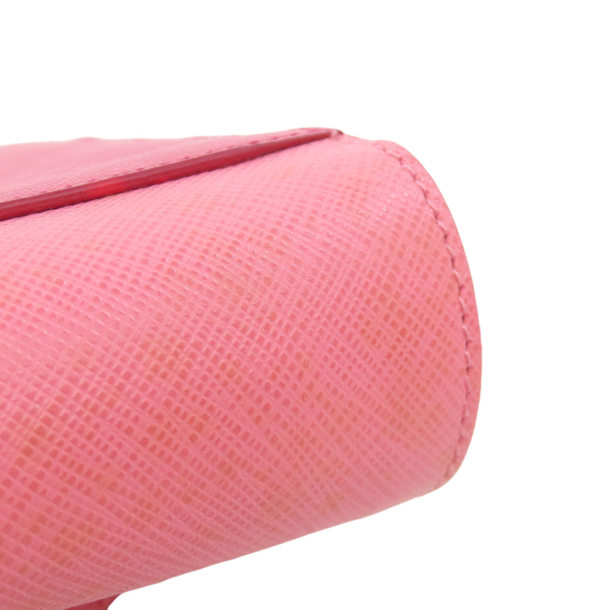 PRADA Shoulder Bag BT1020 Safiano pink logo