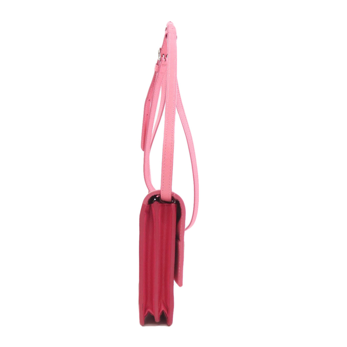 PRADA Shoulder Bag BT1020 Safiano pink logo