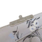 PRADA Shoulder Bag PVC gray Flower motif Women Used Authentic