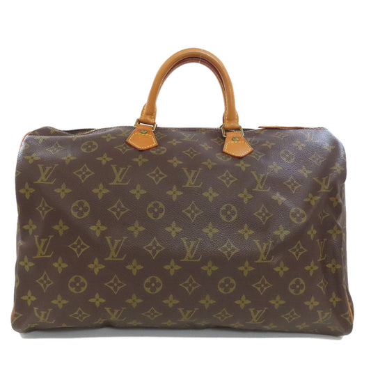 LOUIS VUITTON Boston Duffel bag M41522 Monogram canvas Brown Speedy 40 Women Used Authentic