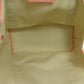 BALENCIAGA Tote Bag 339936 canvas white Navy kabas M Women Used Authentic