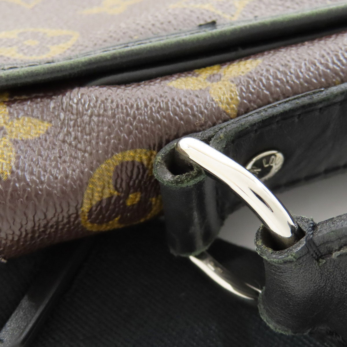 LOUIS VUITTON Shoulder Bag M56717 Monogram canvas Brown Monogram Macassar Bus PM Women Used Authentic