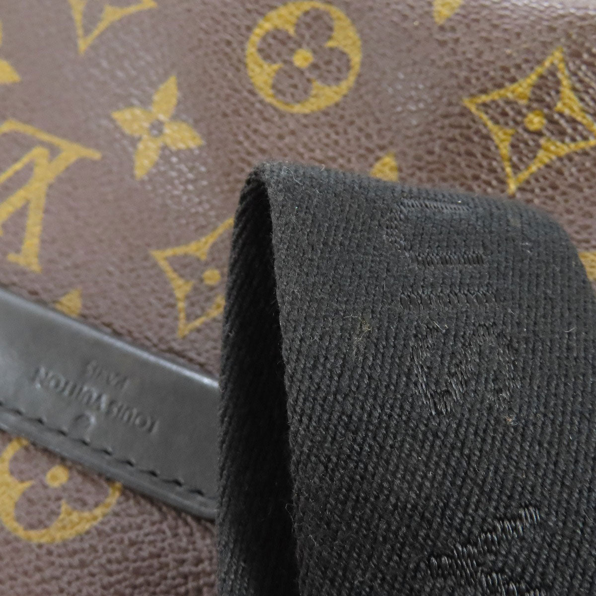 LOUIS VUITTON Shoulder Bag M56717 Monogram canvas Brown Monogram Macassar Bus PM Women Used Authentic