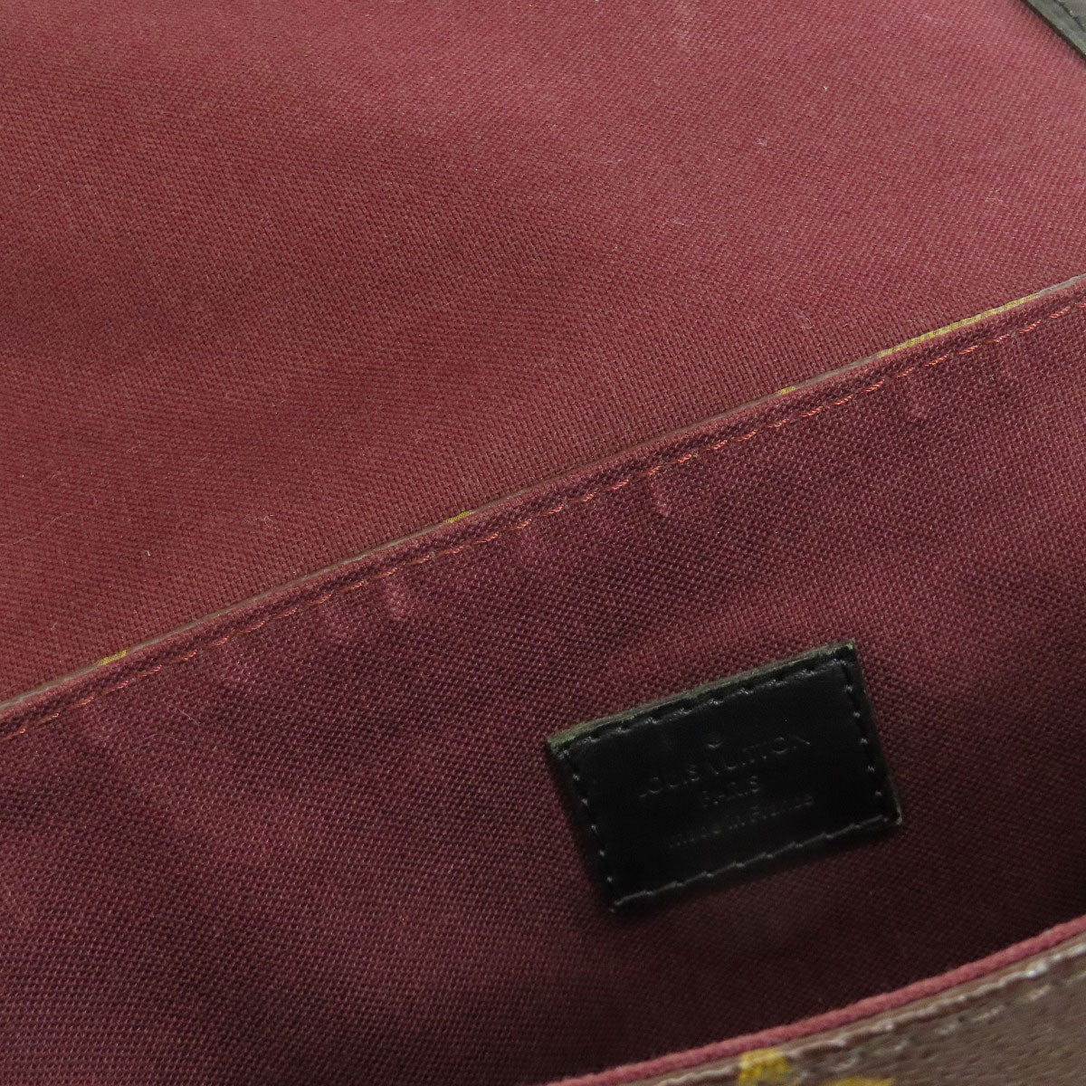 LOUIS VUITTON Shoulder Bag M56717 Monogram canvas Brown Monogram Macassar Bus PM Women Used Authentic