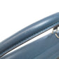 CELINE Handbag leather Navy Trapeze 2WAY Women Used Authentic