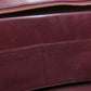 CELINE Handbag leather Red Trapeze 2WAY Women Used Authentic