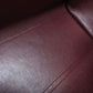 CELINE Handbag leather Red Trapeze 2WAY Women Used Authentic