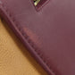 CELINE Handbag leather Red Trapeze 2WAY Women Used Authentic