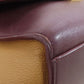 CELINE Handbag leather Red Trapeze 2WAY Women Used Authentic