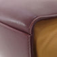 CELINE Handbag leather Red Trapeze 2WAY Women Used Authentic