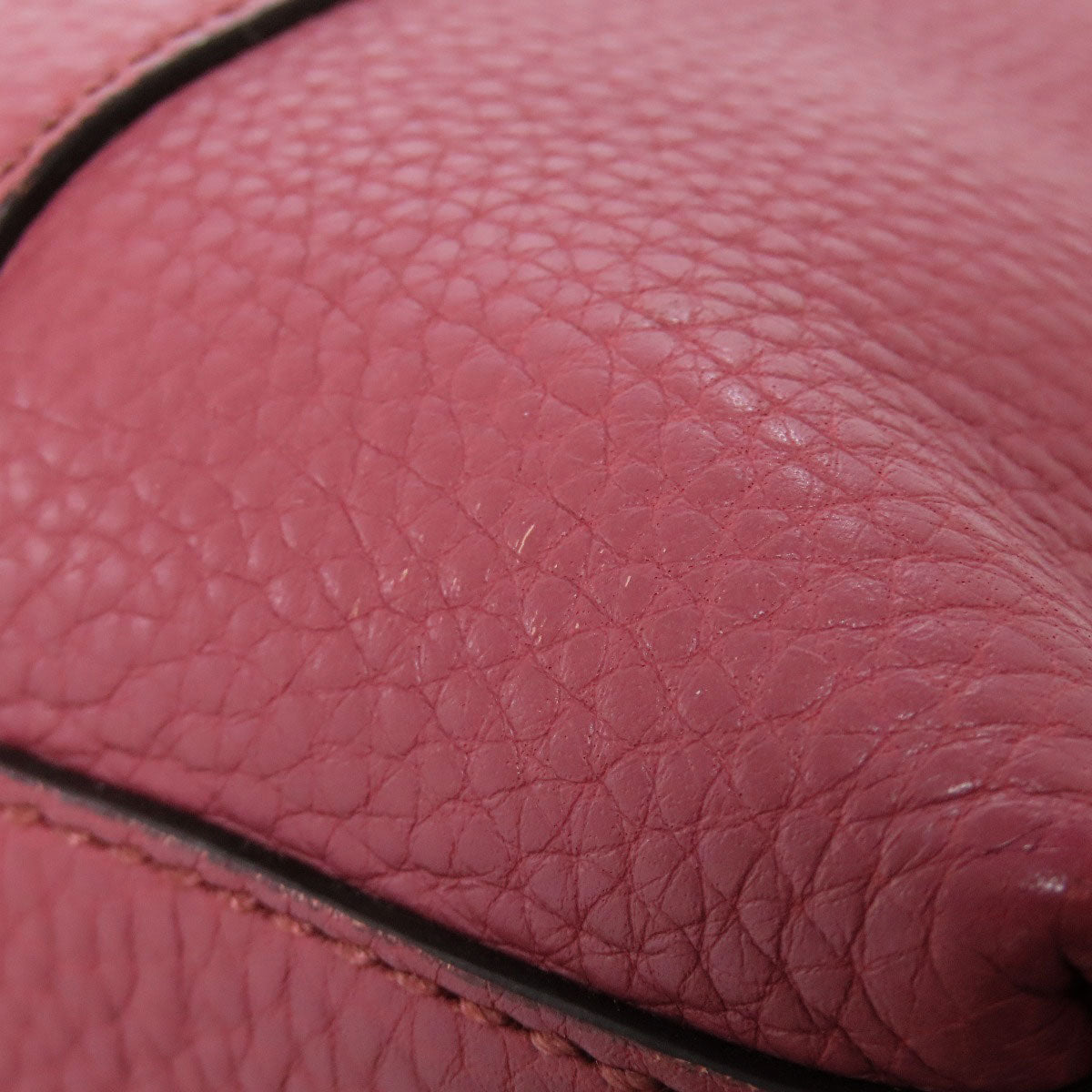 GUCCI Tote Bag 341508 leather pink Outlet 2WAY Women Used Authentic
