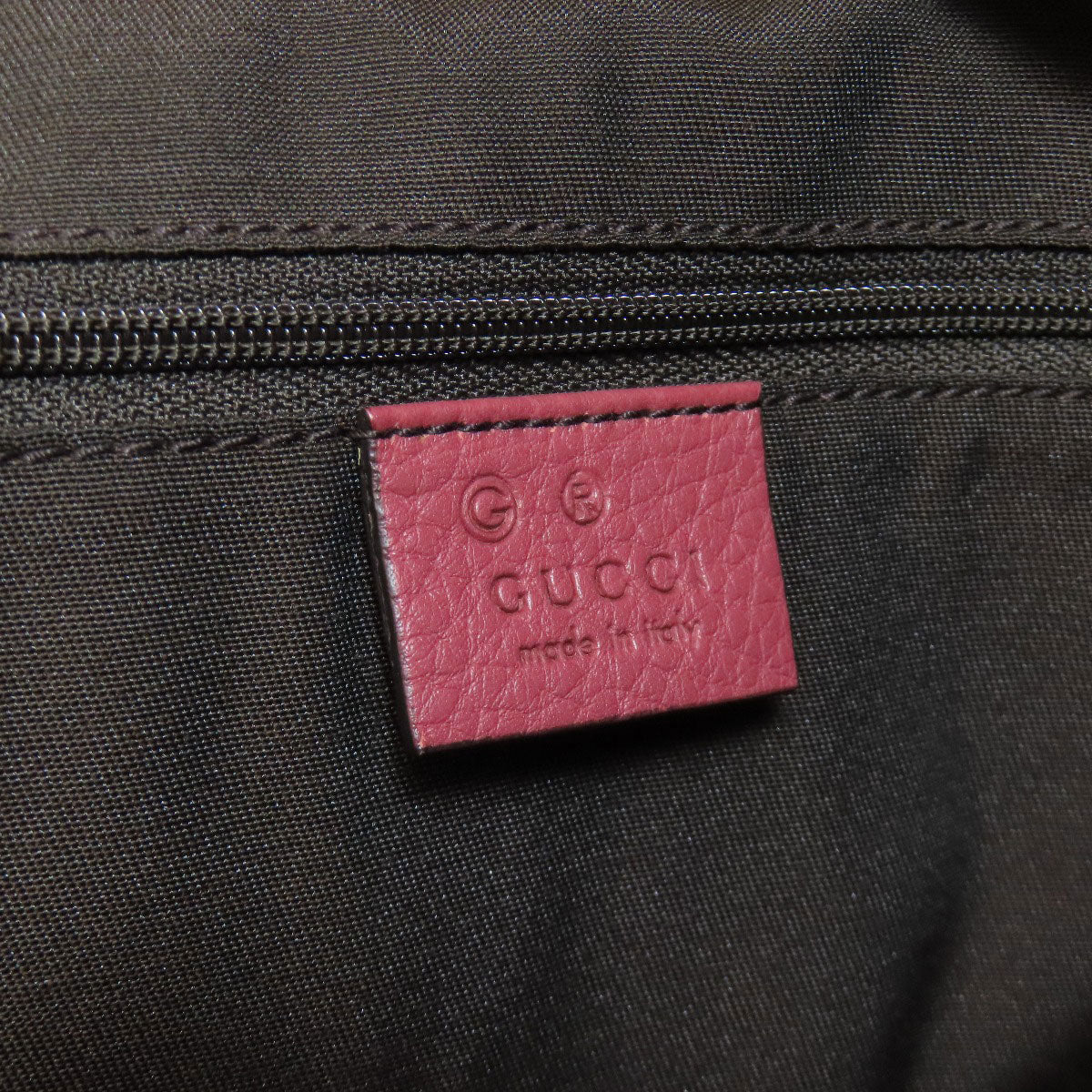 GUCCI Tote Bag 341508 leather pink Outlet 2WAY Women Used Authentic