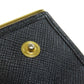 PRADA Bifold Wallet leather black Safiano logo Women Used Authentic
