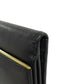 PRADA Bifold Wallet leather black Safiano logo Women Used Authentic