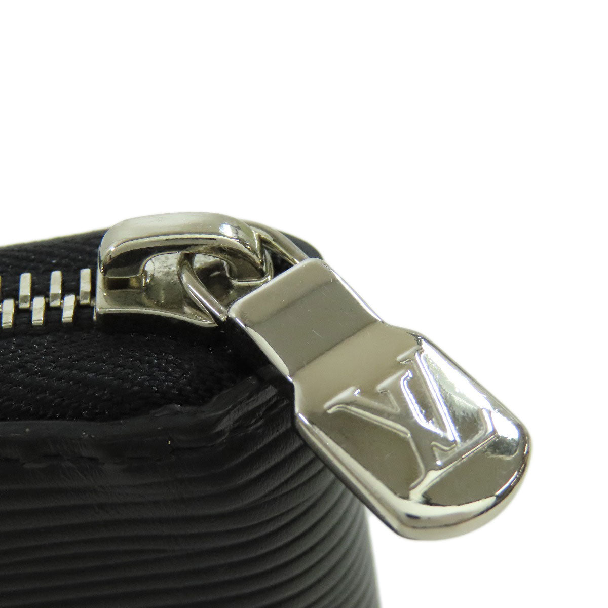 LOUIS VUITTON Long Wallet Purse M60965 Epi black Zippy wallet Vertical mens Used Authentic
