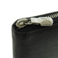 LOUIS VUITTON Long Wallet Purse M60965 Epi black Zippy wallet Vertical mens Used Authentic