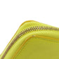 CELINE Coin case leather yellow logo Women Used Authentic