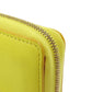 CELINE Coin case leather yellow logo Women Used Authentic