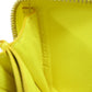 CELINE Coin case leather yellow logo Women Used Authentic