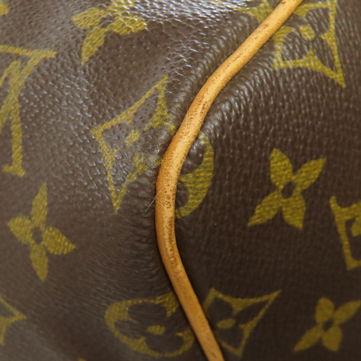 LOUIS VUITTON Boston Duffel bag M41424 Monogram canvas Brown Keepall 55 mens(Unisex) Used Authentic