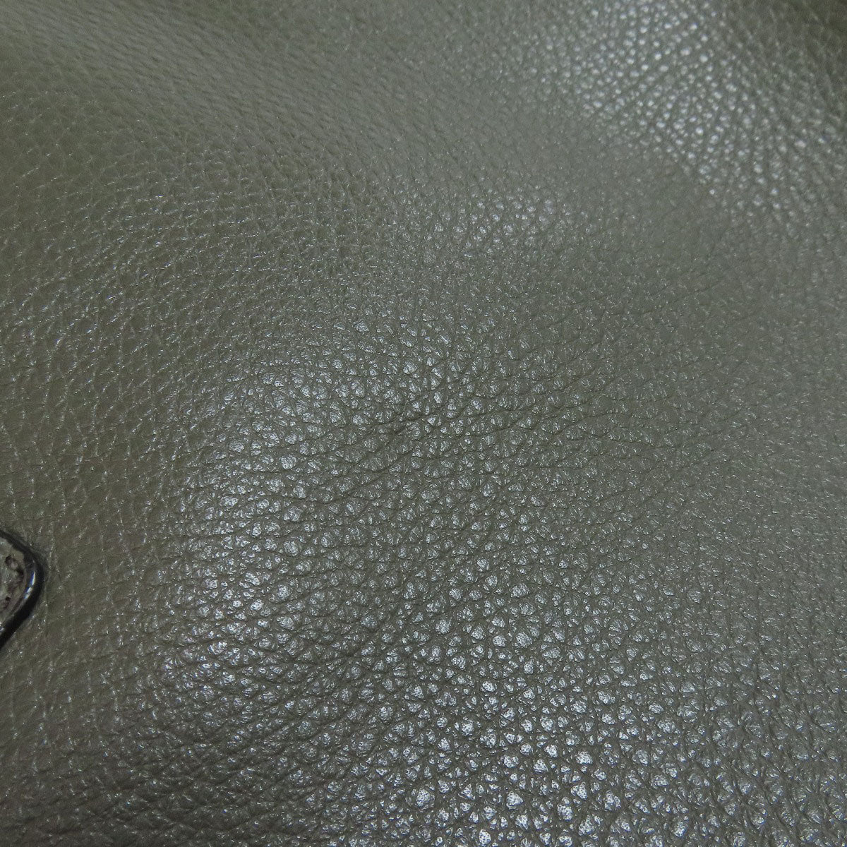 PRADA Shoulder Bag VA1034 leather gray logoMetal Women Used Authentic