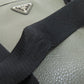 PRADA Shoulder Bag VA1034 leather gray logoMetal Women Used Authentic