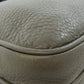 PRADA Shoulder Bag VA1034 leather gray logoMetal Women Used Authentic