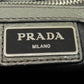 PRADA Shoulder Bag VA1034 leather gray logoMetal Women Used Authentic