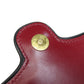 GUCCI Shoulder Bag 550129 Calfskin Red Ally GG Marmont Women Used Authentic