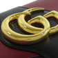 GUCCI Shoulder Bag 550129 Calfskin Red Ally GG Marmont Women Used Authentic