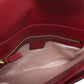 GUCCI Shoulder Bag 550129 Calfskin Red Ally GG Marmont Women Used Authentic
