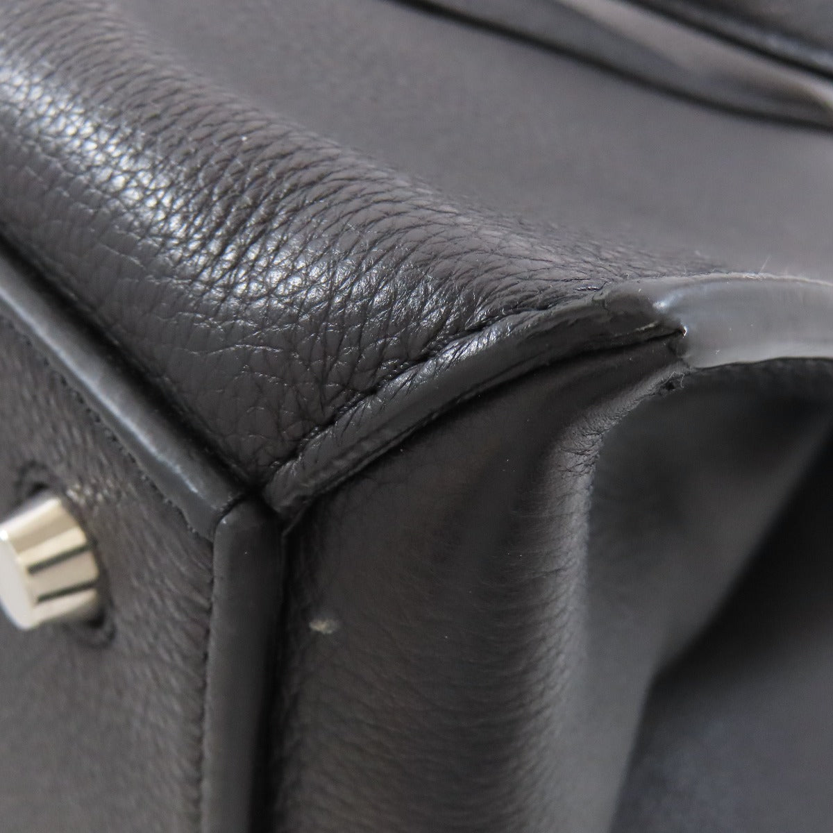 CELINE Handbag Calfskin black Edge Small Women Used Authentic