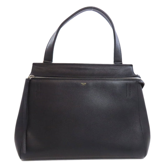 CELINE Handbag Calfskin black Edge Small Women Used Authentic