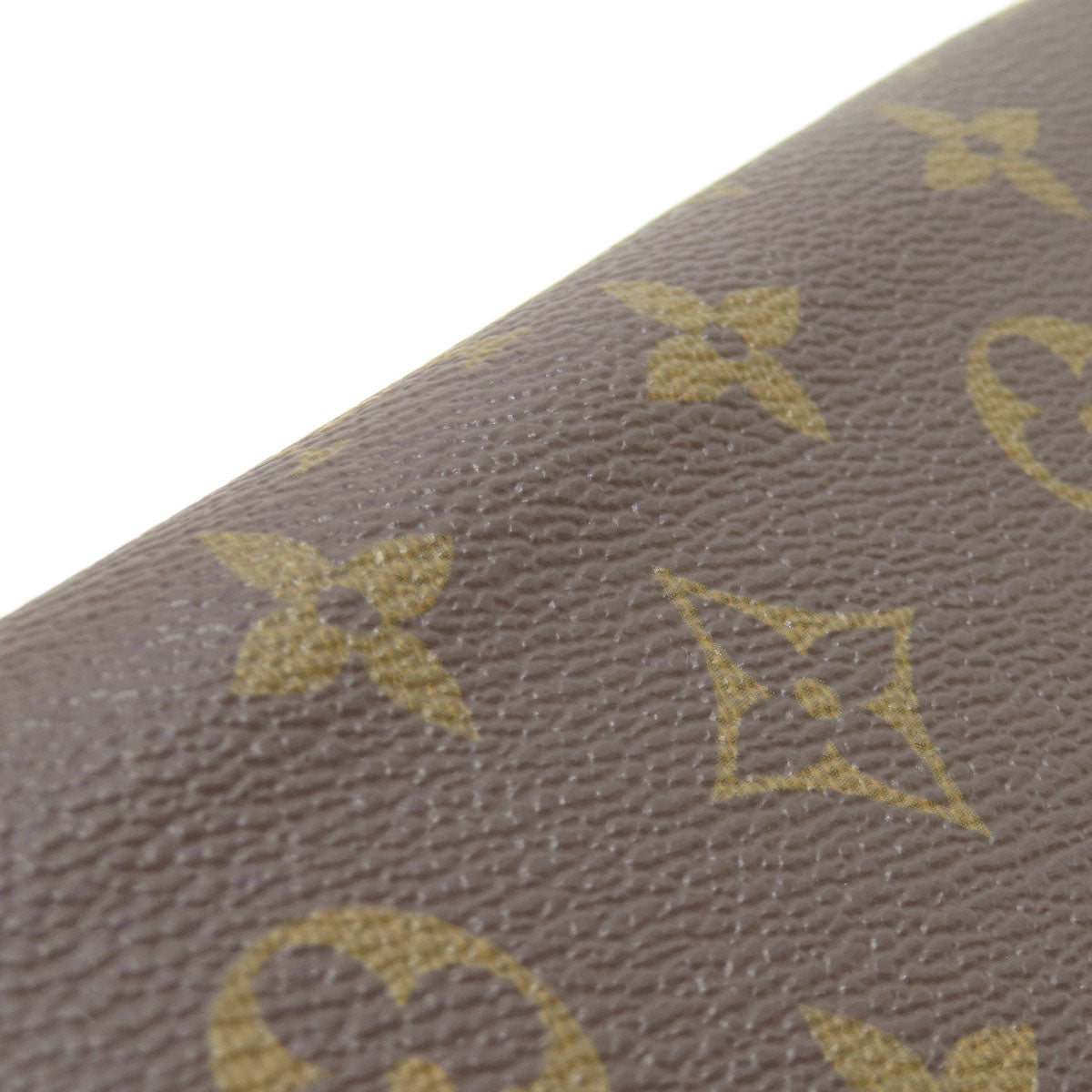 LOUIS VUITTON Long Wallet Purse M42616 Monogram canvas Brown Zippy wallet Women Used Authentic