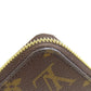 LOUIS VUITTON Long Wallet Purse M42616 Monogram canvas Brown Zippy wallet Women Used Authentic