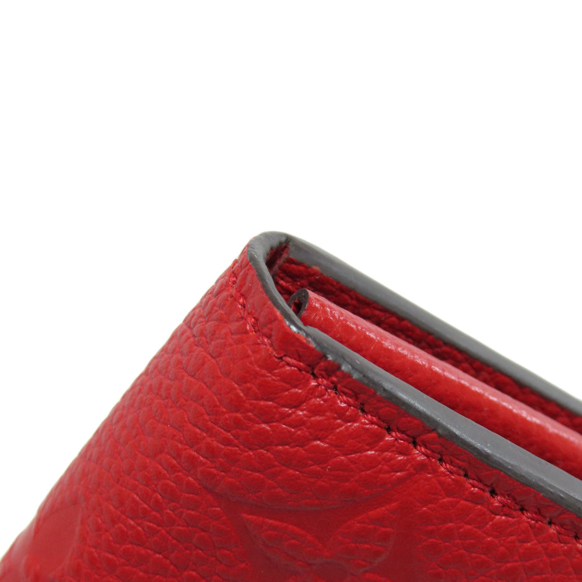 LOUIS VUITTON Long Wallet Purse M61181 Ann Platt Red Portefeuille Sara