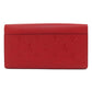LOUIS VUITTON Long Wallet Purse M61181 Ann Platt Red Portefeuille Sara