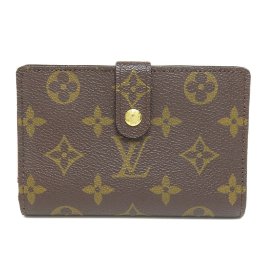 LOUIS VUITTON Bifold Wallet M61663 Monogram canvas Brown Portefeuille Vienova Women Used Authentic