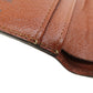 LOUIS VUITTON Bifold Wallet M61663 Monogram canvas Brown Portefeuille Vienova Women Used Authentic