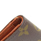 LOUIS VUITTON Bifold Wallet M61663 Monogram canvas Brown Portefeuille Vienova Women Used Authentic