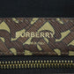 BURBERRY Tote Bag PVC Brown TB monogram Women Used Authentic