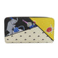 LOEWE Long Wallet Purse Calfskin black Puzzle Zip Around Paula's Ibiza collaboration Women Used Authentic