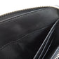 LOEWE Long Wallet Purse Calfskin black Puzzle Zip Around Paula's Ibiza collaboration Women Used Authentic